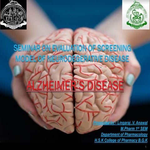 Screening models of alzheimer disease