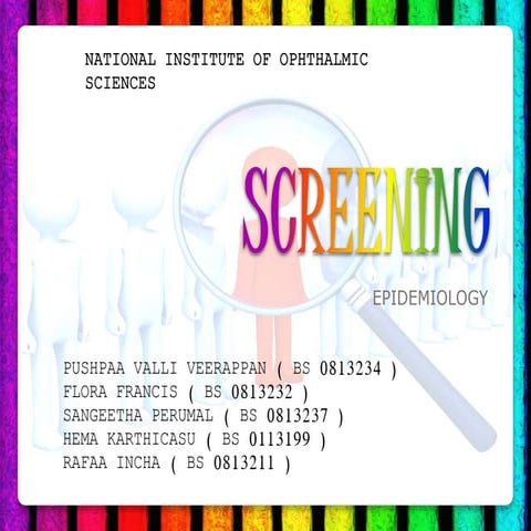 Screening of Diseases