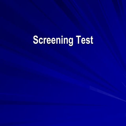 Screening Test - 11.ppt