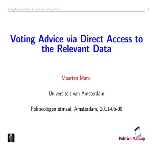  voting advice slides