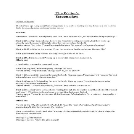 Final script | DOCX