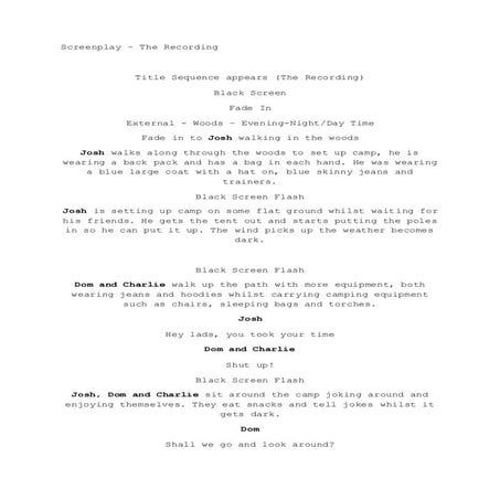 Script | DOCX