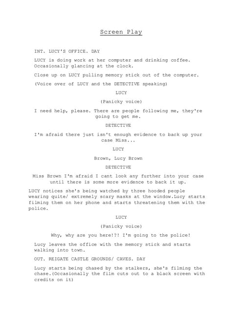 Screen Play - Stalked 