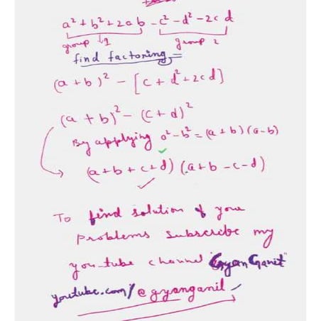 Factoring of polonimials