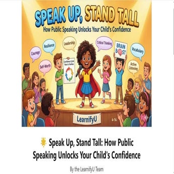 Speak Up, Stand Tall: How Public Speaking Unlocks Your Child's ...