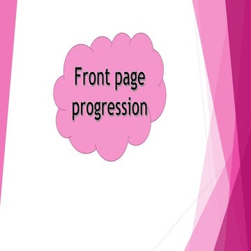 Screenshot progression