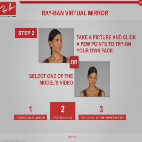 Screenshots Fit3dlive by FittingBox