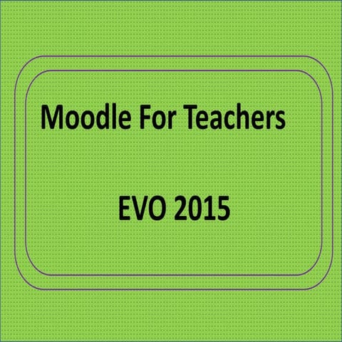 Screenshots of adding resources in moodle  (EVO 2015 week 2)