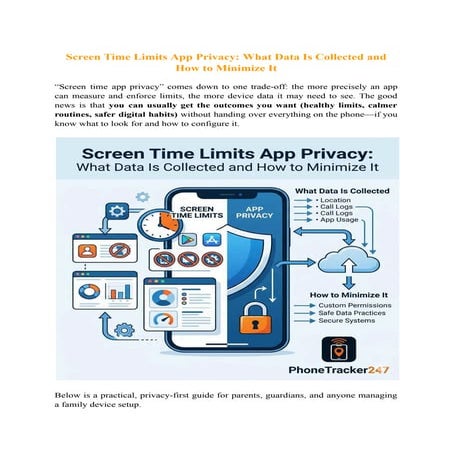 Screen Time Limits App Privacy: What Data Is Collected and How to ...