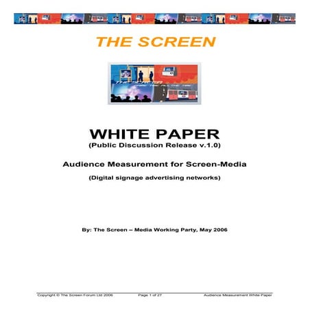 Screen White Paper Audience Measurement