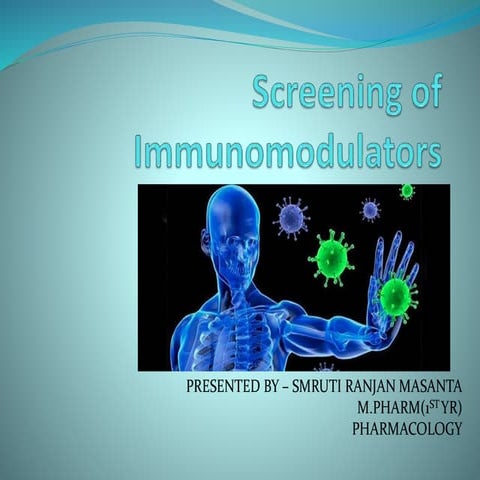 Screnning of immunomodolator