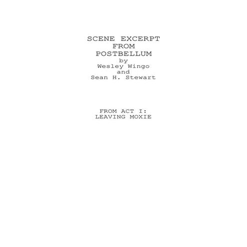 Postbellum Scene Excerpt | PDF