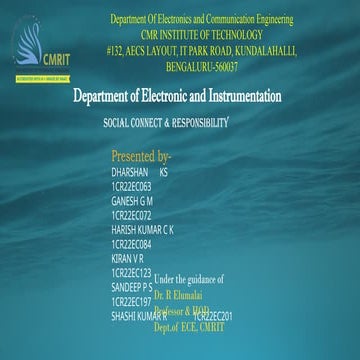 SCR Final PPT[1] social responsibility to human | PPTX