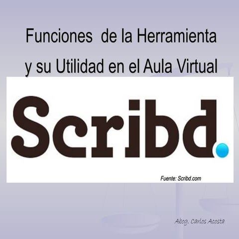 Scribd FUNCIONES UTILIDADES