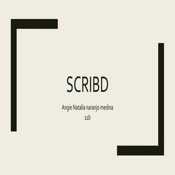 un vistazo a scribd | PPTX