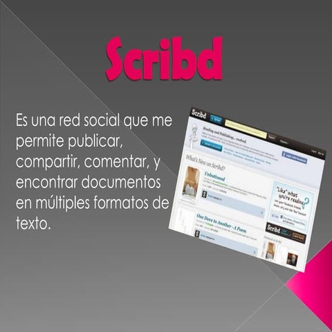 Definición de Scribd | PPTX