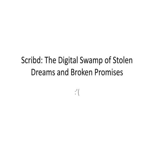 Scribd Exposed: The Digital Library Scam Undermining Knowledge and ...
