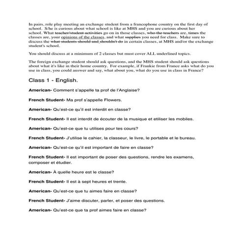 French Script | PAGES