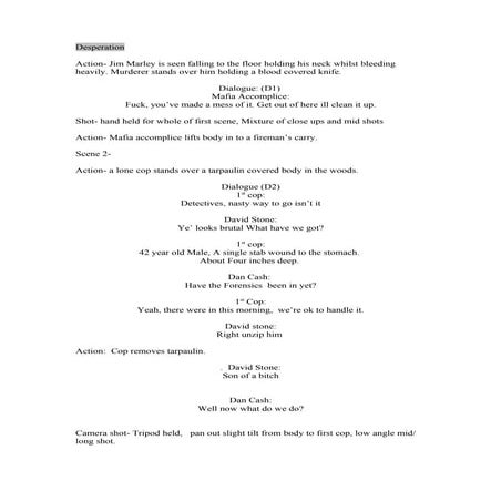 Narration of the main character | DOC
