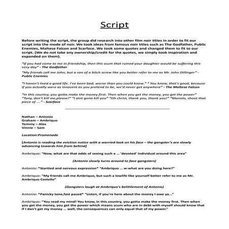 Script | DOC