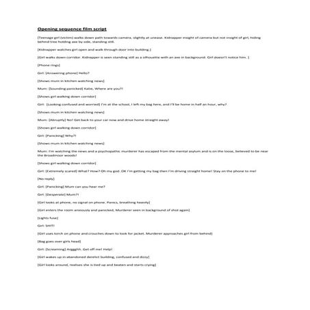 Death road (script) | DOCX