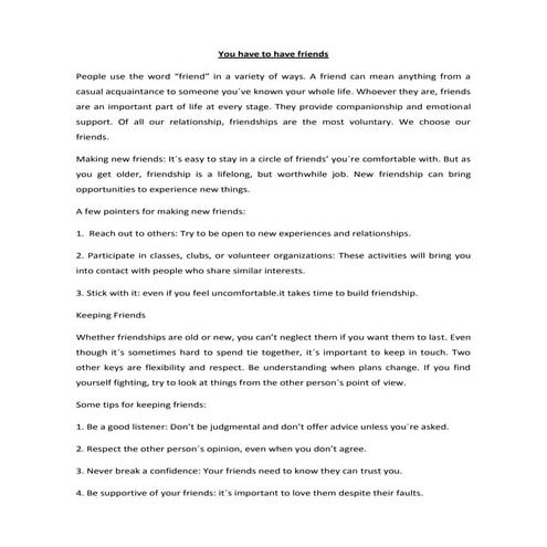Friendship | PPT