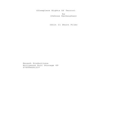 First draft script | PDF