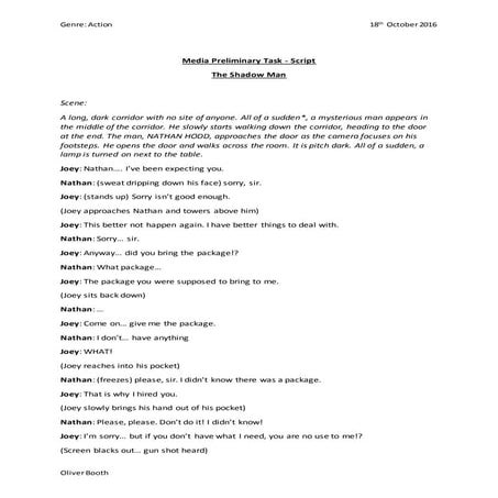 Prelim Task - Script