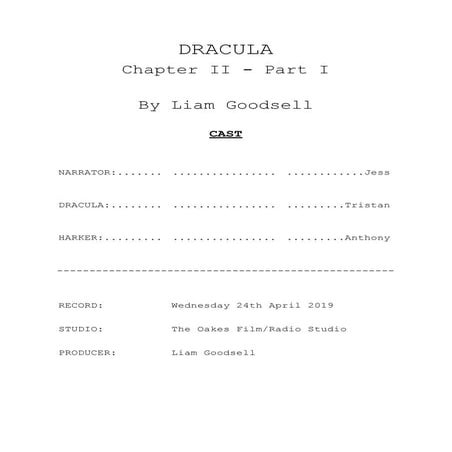 Frankenstein script | DOCX