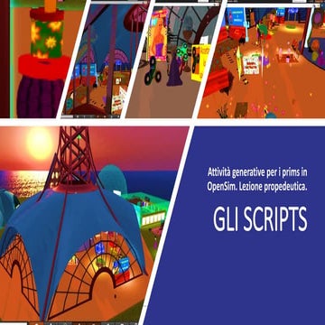 Script in Open Sim | PDF
