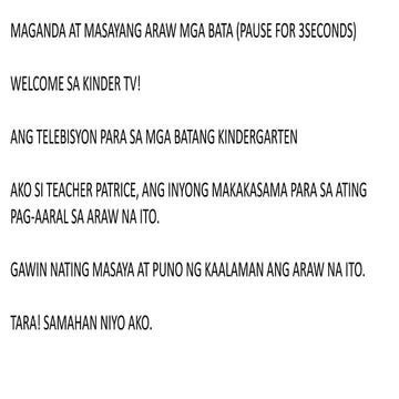SCRIPTng hindi ko alam kung anong subject | PPTX
