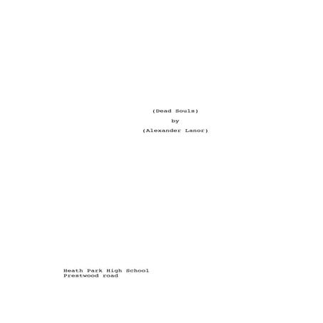 Script - Dead Souls 