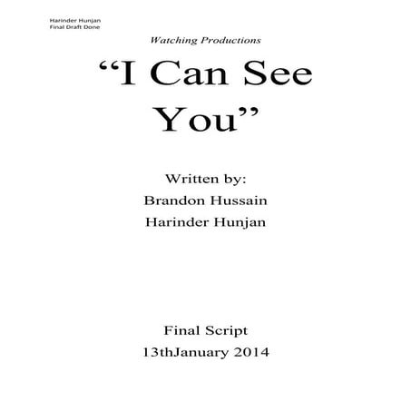 Script   final done
