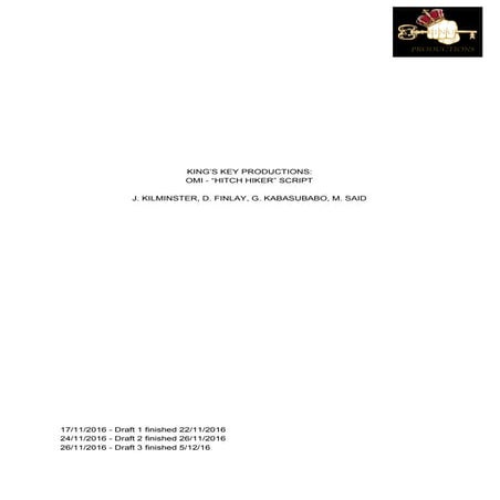 Script for music video: "Hitchhiker"- OMI