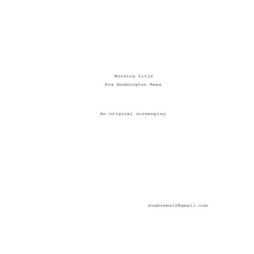 EBR Film Opening Script