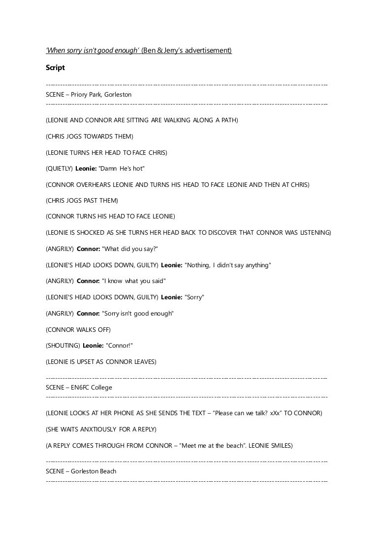 sample radio ad