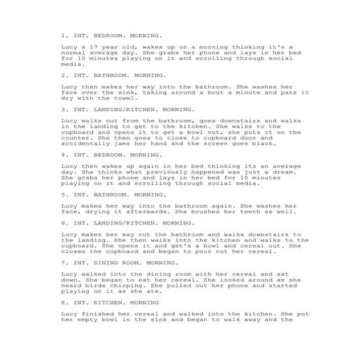 Script rationale | PDF
