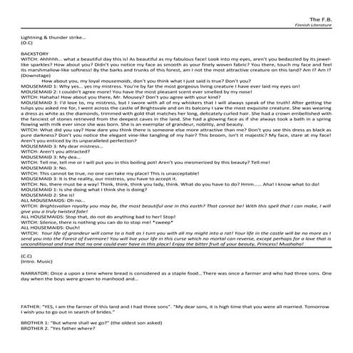 chamber theater Script (forest bride)