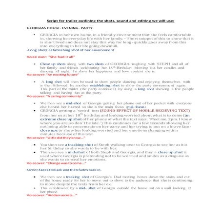 Script for media  re done