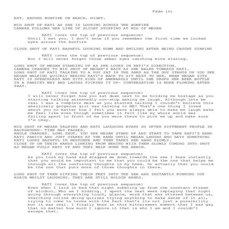 Shooting script | DOCX