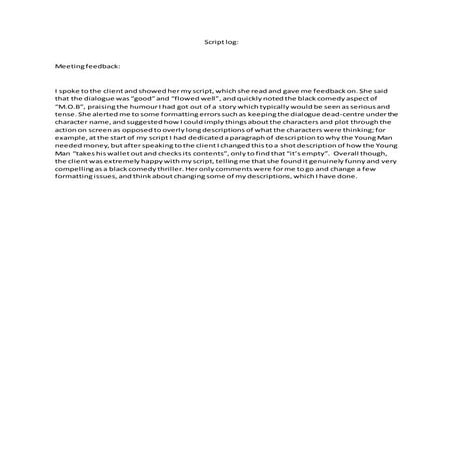 Script log done | DOCX