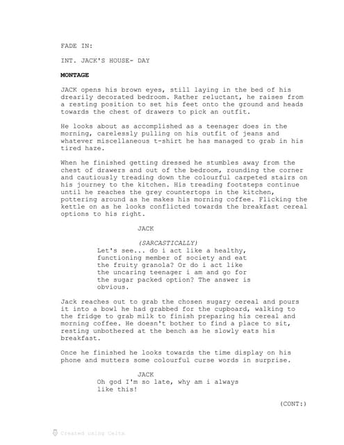 Film proposal | PDF