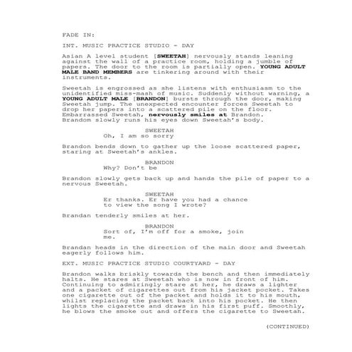 Script - Draft 1