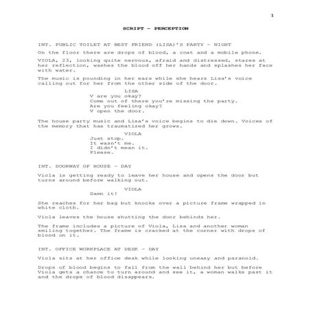 Script – Perception