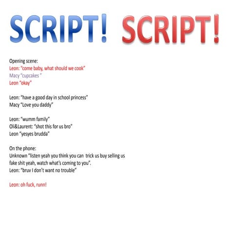 Script  redo