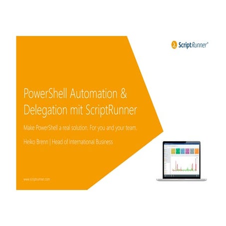 ScriptRunner - Eine Einführung | PDF