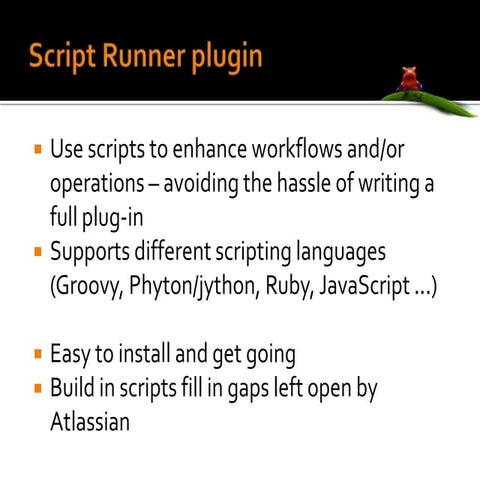 Script runner plugin