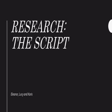 The Script Research 