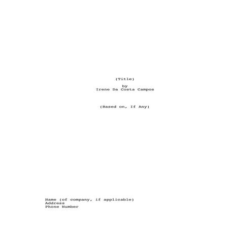 Script short film | PDF