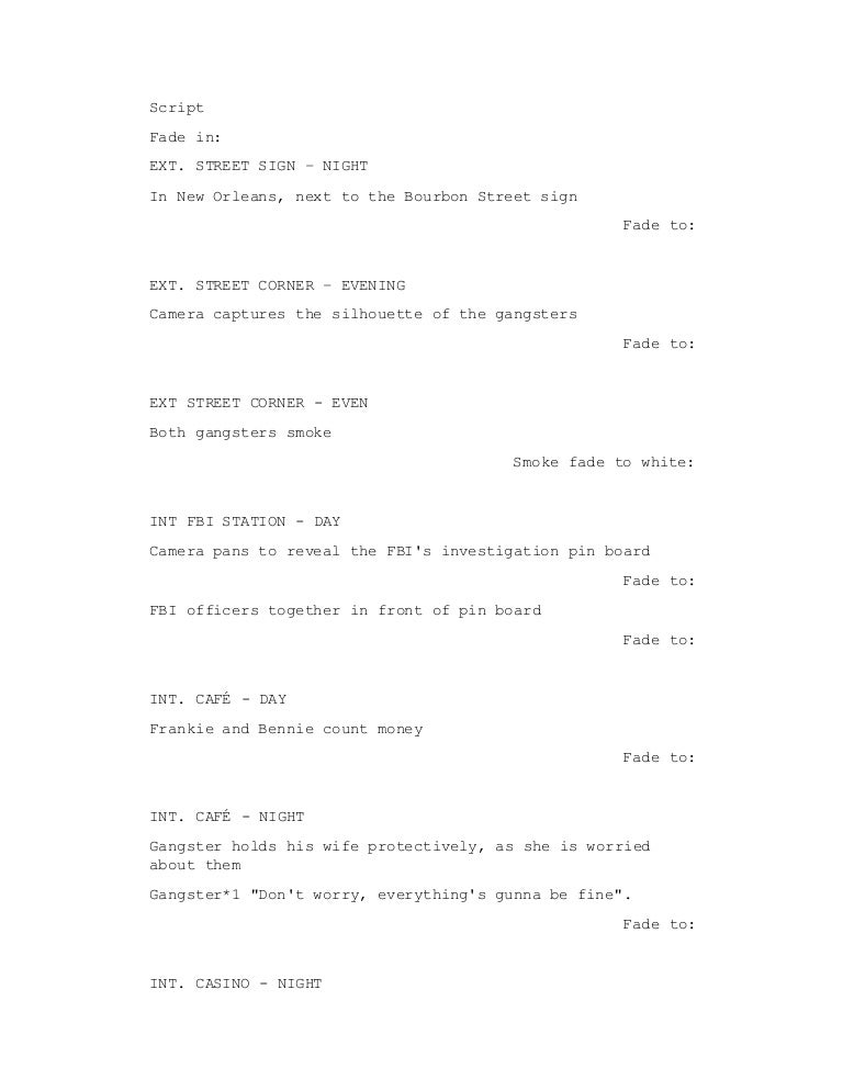 Script work
